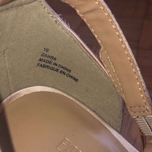 Expression Heels with a Glitter-Embellished Block Heel and satin finish upper. - Picture 5 of 5